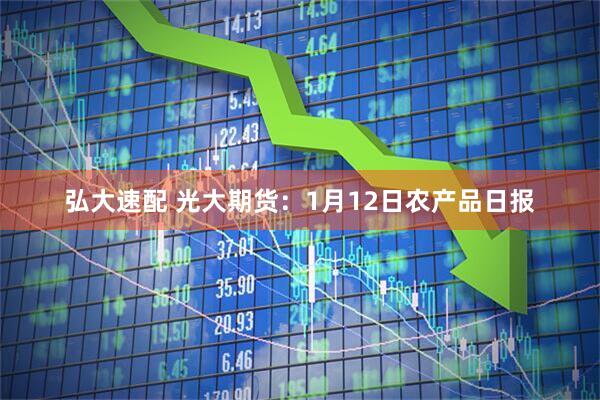 弘大速配 光大期货：1月12日农产品日报